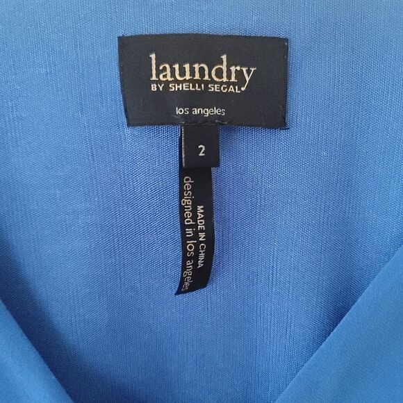 Laundry by Shelli Segal Mini Blue Dress - Size 2 - Picture 3 of 8
